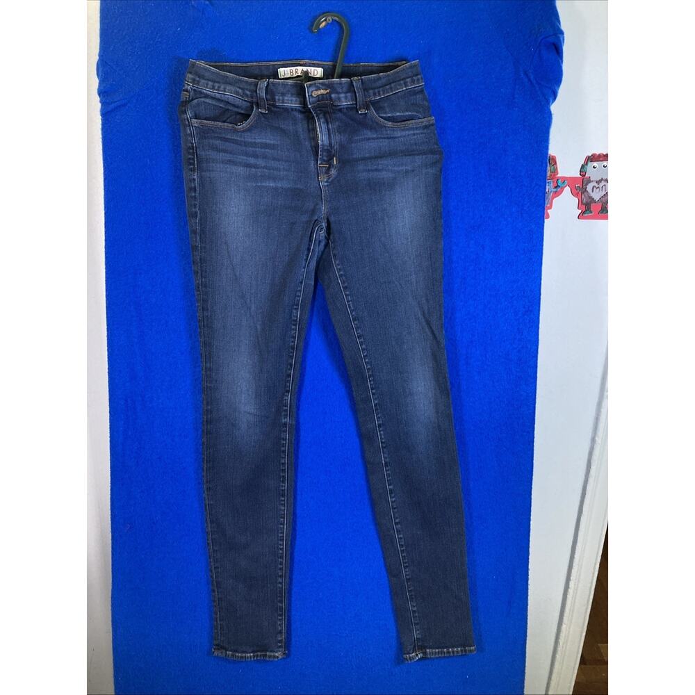 J Brand Super Skinny Jeans Womens Size 29 Dark Wash Blue Denim Stretch USA - Picture 16 of 16